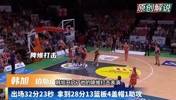 韩旭狂轰28+13+4帽炸场！在世界第二强度联赛上演&ldquo;降维打击&rdquo;
